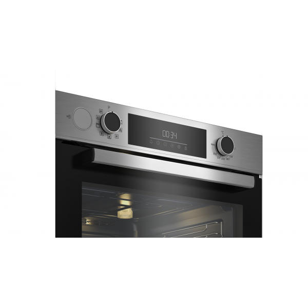FORNO 60CM 72LT MULTIF.9 VAP. CL.A+ NERO/SILVER