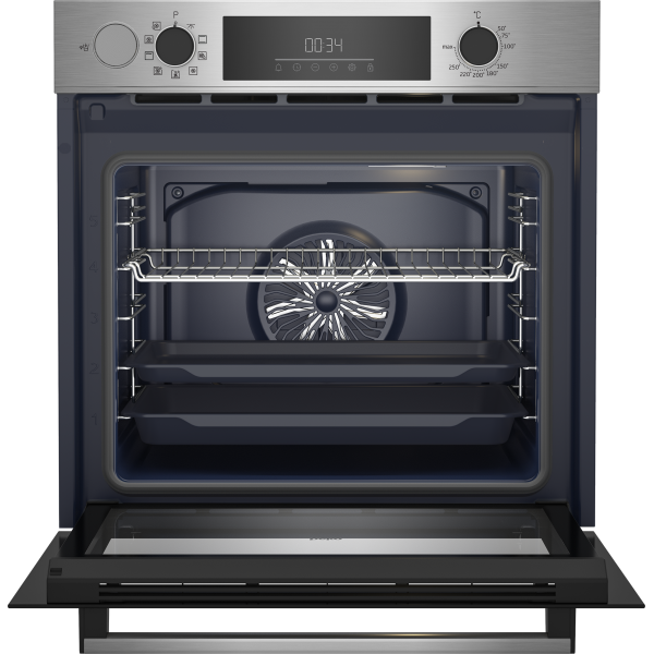 FORNO 60CM 72LT MULTIF.9 VAP. CL.A+ NERO/SILVER