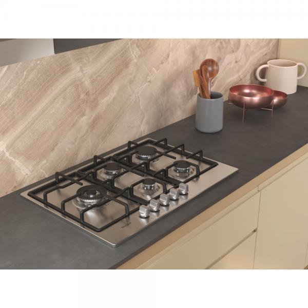 TGML761IX/R PIANO COTT 75CM 4F-1TC GHISA MULTILEVEL FLAME