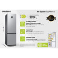 RB38C672CSA FRIGO COMBI 390LT H203 NF INOX C DISPLAY WIFI