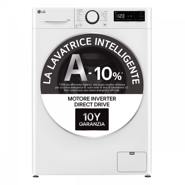 LAV.C/FRONT 10KG 1400G. CE.A-10% INV. VAP. AIDD