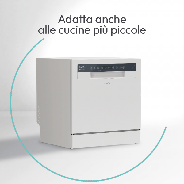 LAVAST.55CM 6COP CE.E DA APPOGGIO 5PROG. BIANCO