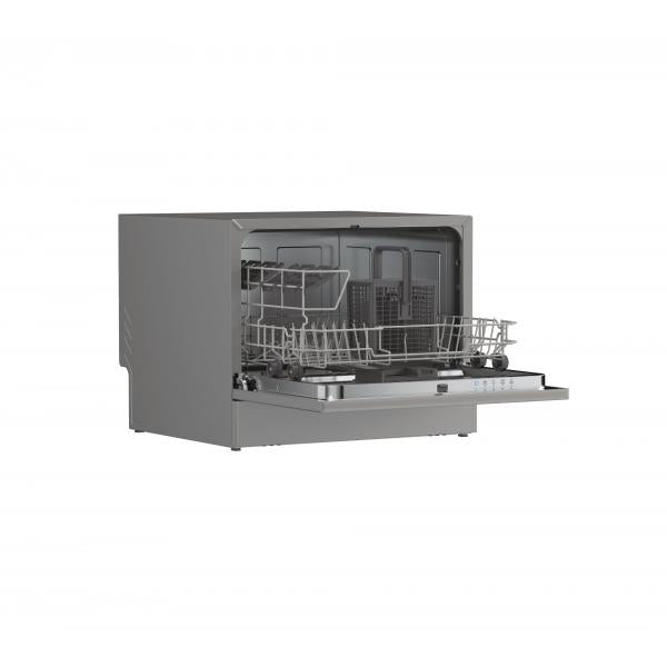 LAVAST.55CM 6COP CE.E DA APPOGGIO 8PROG. SILVER