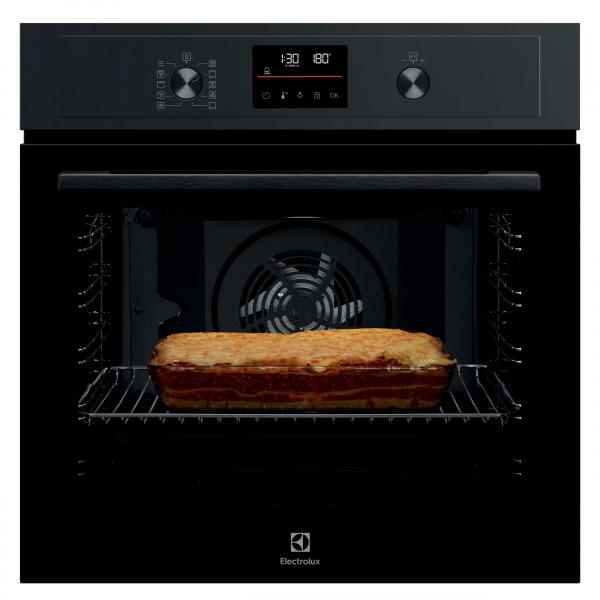FORNO 60CM 72LT MULTIF. PIROLITICO NERO