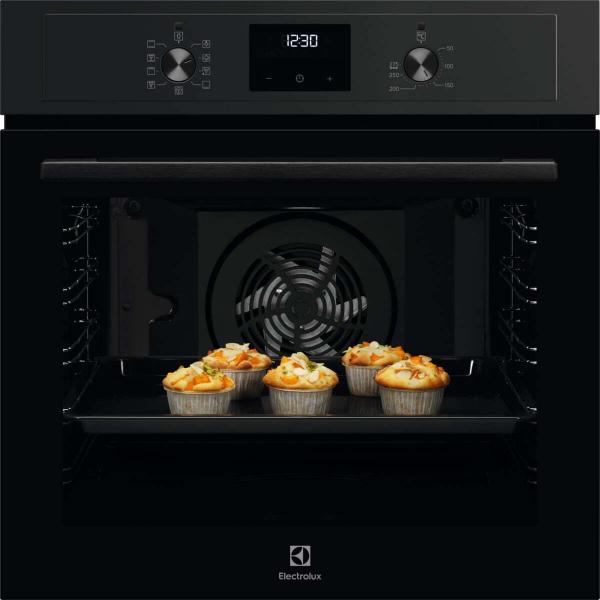 FORNO 60CM 72LT MULTIF.VAPORE PIZZA NERO