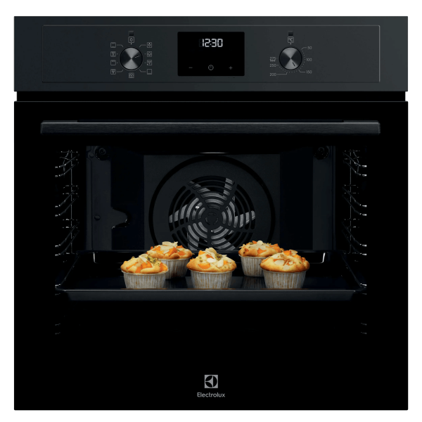 FORNO 60CM 72LT MULTIF.VAPORE PIZZA NERO