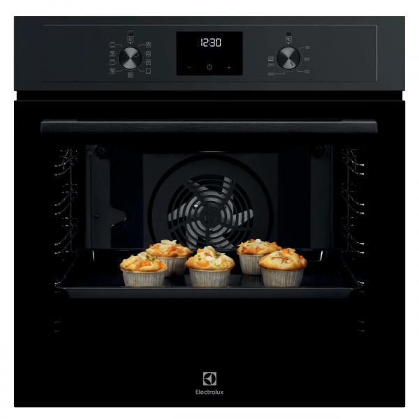 FORNO 60CM 72LT MULTIF.VAPORE PIZZA NERO