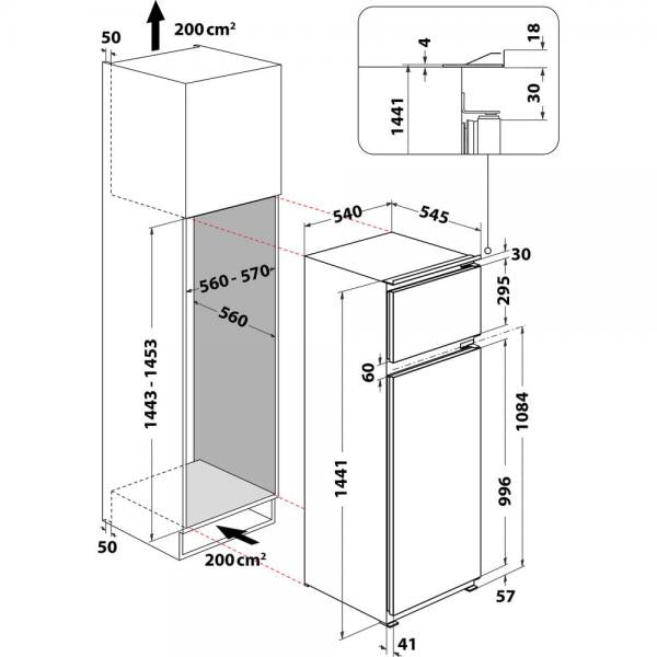 ART3802 FRIGO INC 2P 240LT H145 STAT E