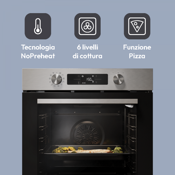 FORNO 60CM 78LT MULTIF. CL.A++ DISP.LED WIFI