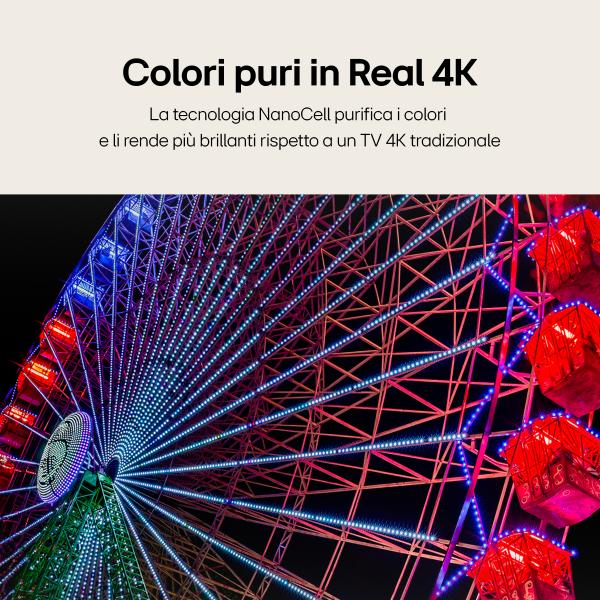 TV LED 75"UHD 4K DVBT2/S2 SMART WEBOS NANOCELL