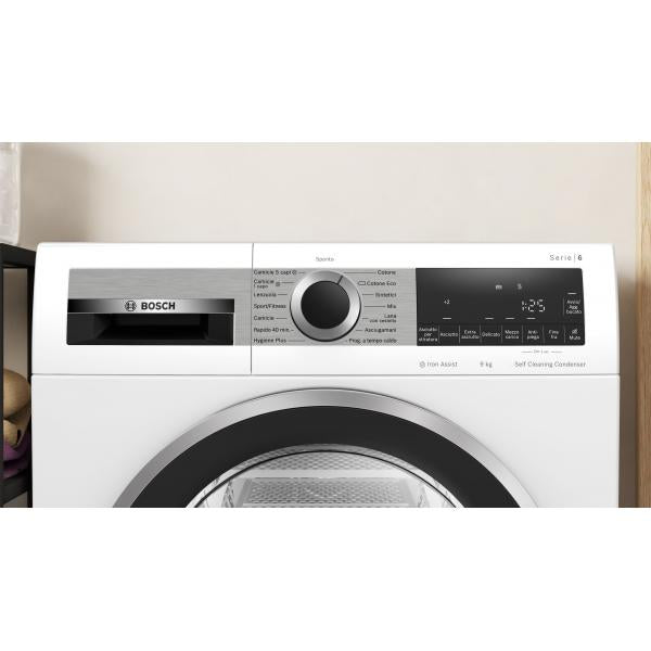 WQG245C0IT ASCIUG 9KG C HYGIENEPLUS CLANA SERIE6 VAPORE CONDAUTOPUL