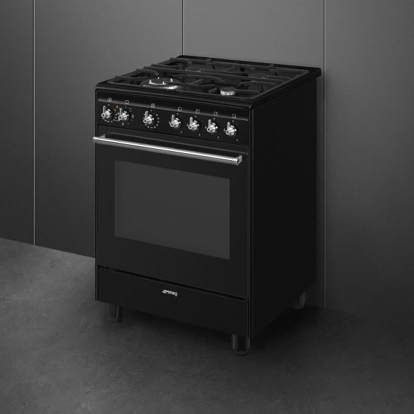 CX61GMBL CUCINA 60X60 MULTI6 70LT A VENT 4F NERA PULIZIAVAP