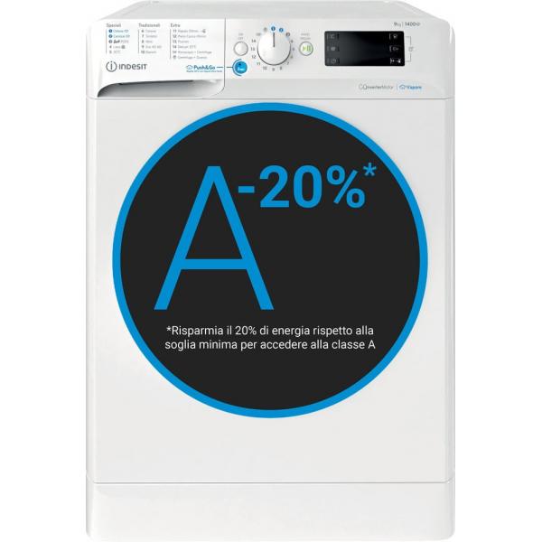 BWE91498XWKVIT LAVATRICE CF 9KG 1400G A-20% INV VAP DISP