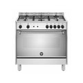 AMN965GXV/24 CUCINA 90X60 FORNOGAS VENT 5F INOX ALZATINA