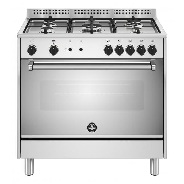 CUCINA 90X60CM 5F/GAS F.EL.MULTI11 AMERICANA INOX