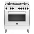 CUCINA 80X50CM 5F/GAS F.EL.MULTI9 AMERICANA BIANCO