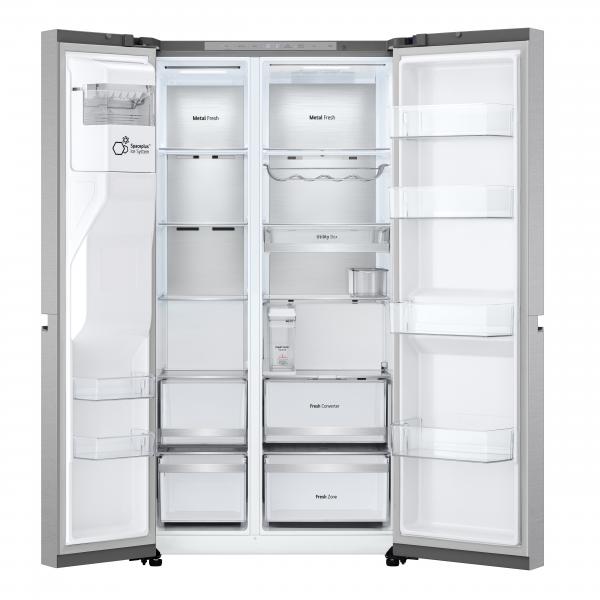 GSLE91MBAC FRIGO SBS 2P 628LT H179-L91 NF C INOX DISP-TAN WIFI DOOR COOLING