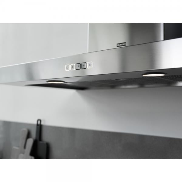 Franke TALE 915 W BK Cappa aspirante a parete Nero 450 m/h