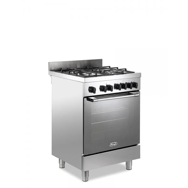 CUCINA 60CM 4F/GAS G.GHISA F.ELETT.MULTIF.9 INOX