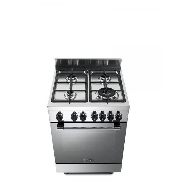 CUCINA 60CM 4F/GAS G.GHISA F.ELETT.MULTIF.9 INOX