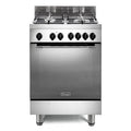 CUCINA 60CM 4F/GAS G.GHISA F.ELETT.MULTIF.9 INOX