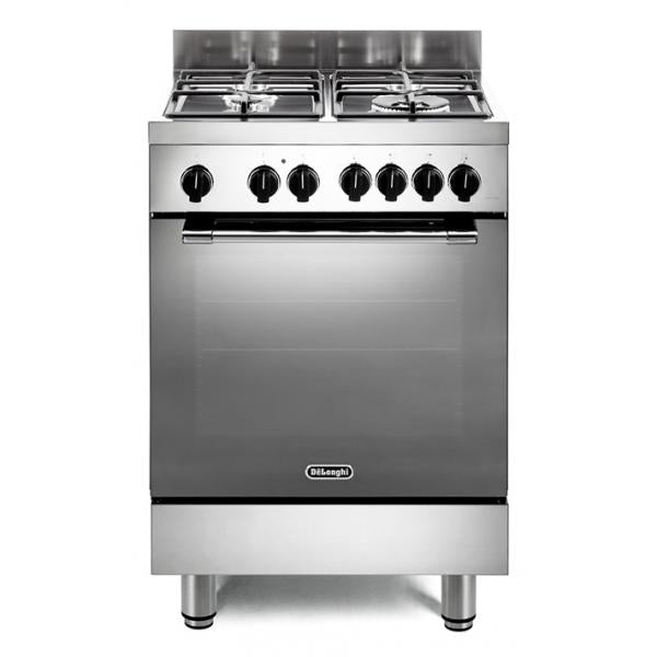 CUCINA 60CM 4F/GAS G.GHISA F.ELETT.MULTIF.9 INOX