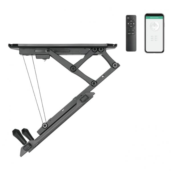 SUPP.TV SOFFITTO MOTOR. C/APP 32-80" MAX.35KG