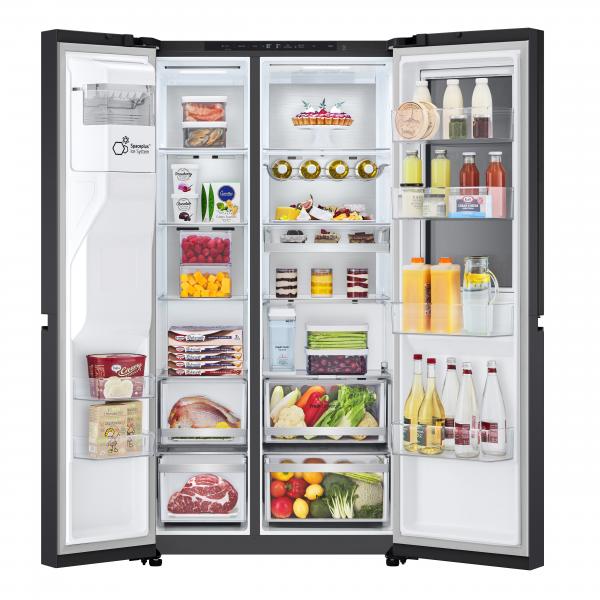 GSXE91EVAD FRIGO SBS 2P 635LT H179-L91 NF D BLACK DISP-TAN INSTAVIEW UVNANO WIFI