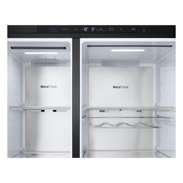 GSXE91EVAD FRIGO SBS 2P 635LT H179-L91 NF D BLACK DISP-TAN INSTAVIEW UVNANO WIFI
