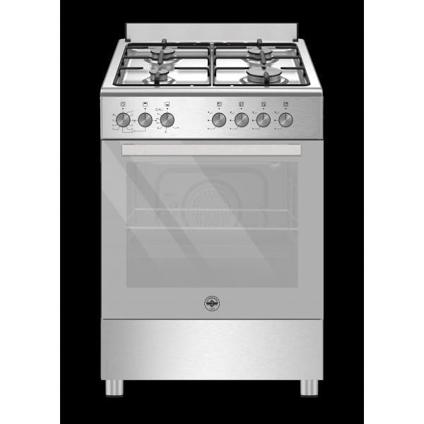 CUCINA 60CM 4F/GAS F.GAS VENT. INOX
