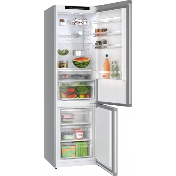 COMBI 363LT CE.A-10% NOFROST ACCIAIO SPAZZOLATO