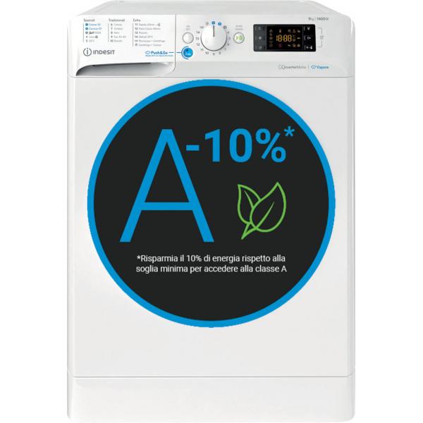 LAV.C/FRONT 9KG 1400GIRI CE.A -10% INVERTER VAPORE