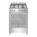 SE664EX/24 CUCINA 60X60 EL MULTI 4F INOX GRIGLIE SMALTATE CONTAMINUTI ALZATINA