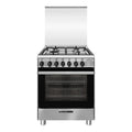 CUCINA 60CM 4F/GAS F.ELETT.MULTI VENTILA.CL.A INOX