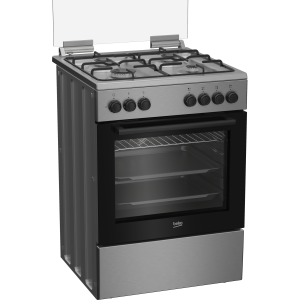 FBE62120XD CUCINA 60X60 FELETTR VENTILATO 4F INOX CLASSE A COPERCHIO VETRO