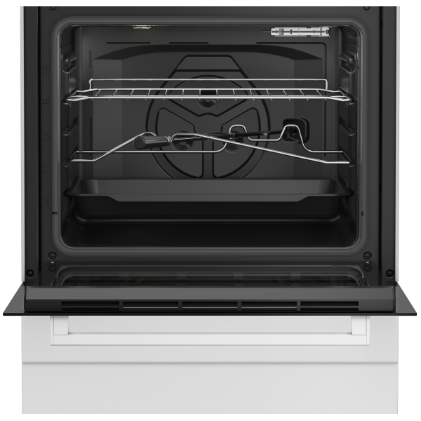 FBST62110DW CUCINA 60X60 FELETTR STAT 4F BIANCA COPERCHIO METALLO