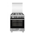CUCINA 60CM 4F/GAS F.GAS MULTI VENTI.GRILL EL.INOX