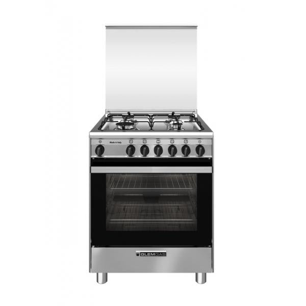 CUCINA 60CM 4F/GAS F.GAS MULTI VENTI.GRILL EL.INOX
