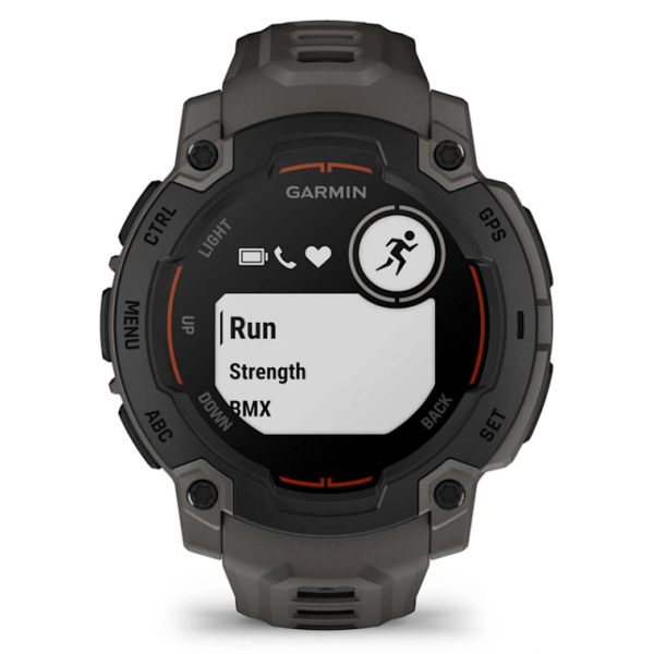 INSTINCT-E 010-02933-00 S.WATCH 45MM DISPLAY MIP CARDIO GPS + 70 APP X SPORT NOTIFICHE CONNECT IQ