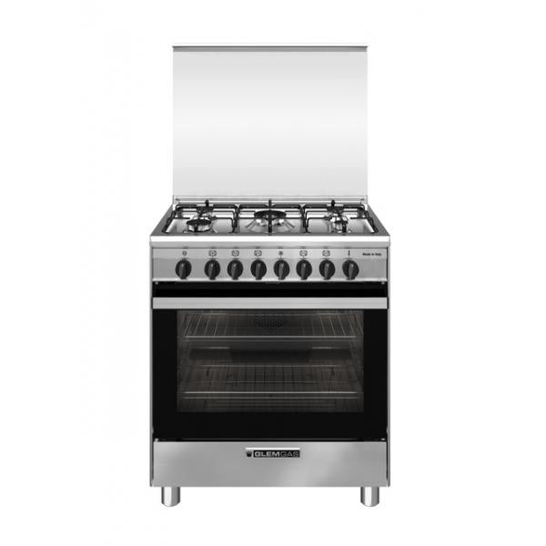 CUCINA 70CM 5F/GAS F.ELETT.MULTI VENTILA.CL.A INOX