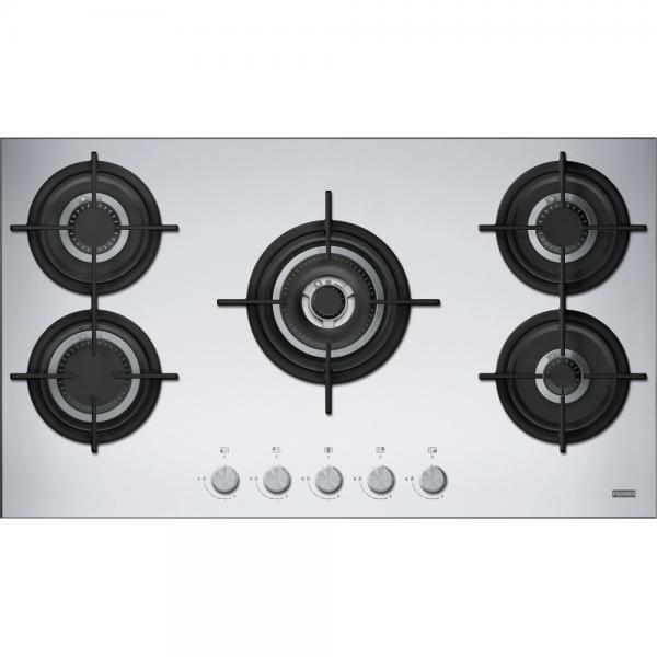 Franke FHCR 905 4G TC HE XA C Nero, Acciaio inox Da incasso 88 cm Gas 5 Fornello(i)