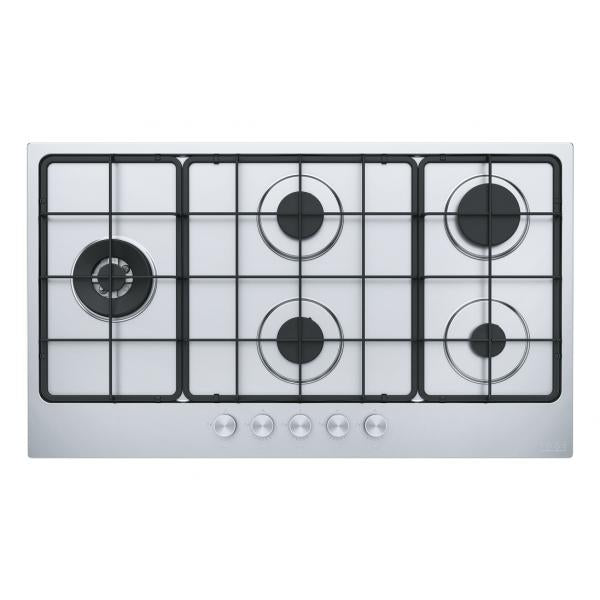 Franke FHSM 905 4G DCL E XS Nero, Acciaio inox Da incasso 88 cm Gas 5 Fornello(i)