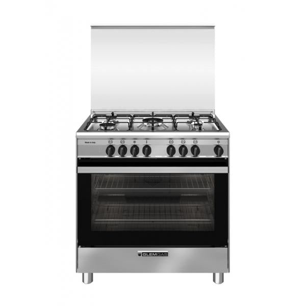 CUCINA 80CM 5F/GAS F.ELETT. MULTI VENTIL.CL.A INOX