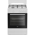 FBG62010DW CUCINA 60X60 FORNOGAS 4F BIANCA COPERCHIO METALLO