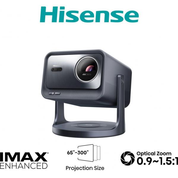 PROIETTORE DLP 4KLASER 65-300"3D 2600ANSI ZOOM OTT