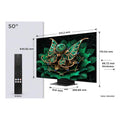 50C7K TVC LED 50 MINILED QD GOOGLE TV 144 Hz HDR 2000 NIT NITAUDIO ONKYO BASE CENTRALE