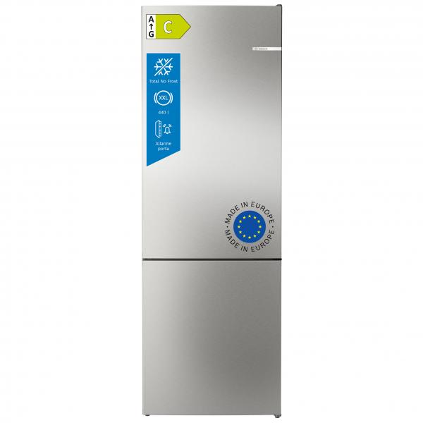 COMBI 440LT CE.C NOFROST XXL ACCIAIO SPAZZOLATO
