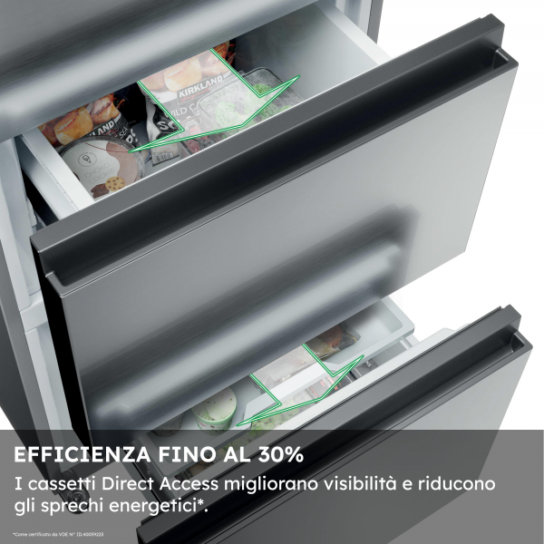 COMBI 3P. 303LT CE.E NOFROST INVERTER INOX