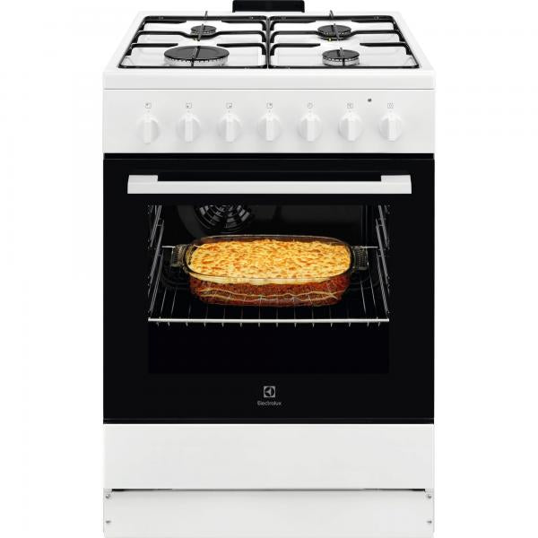 CUCINA 60CM 4F. GAS F.ELETT.MULTIF. BIANCO