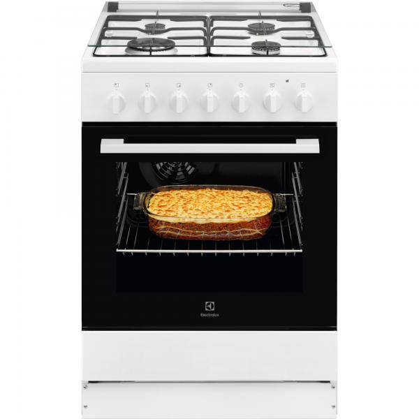 CUCINA 60CM 4F. GAS F.ELETT.MULTIF. BIANCO